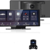 New 1080P dual recording 10.26-inch central control model streaming x1 media rearview mirror supports Carplay screen projection